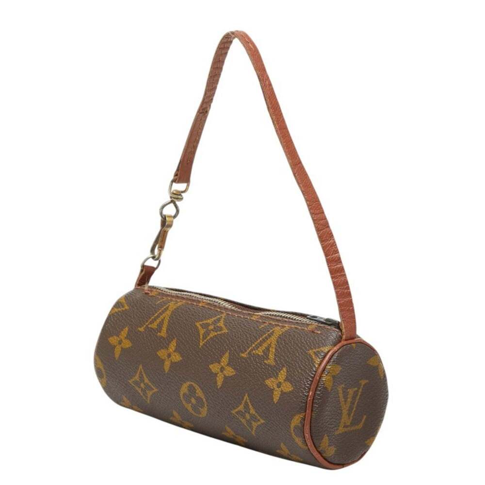 Louis Vuitton Monogram Papillon Handbag with Pouch, Brown Leather, Women's LO... - Picture 2 of 8
